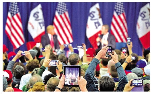  美总统候选人“互掐”成闹剧