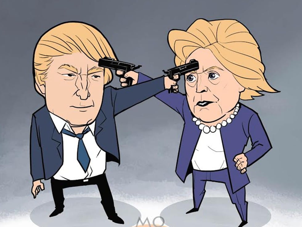  日媒：知乎网调希拉里翻盘 中国人中立自由